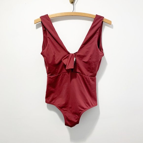 Midori Other - Midori Bikini Wine Monroe One Piece Swimsuit Size Medium